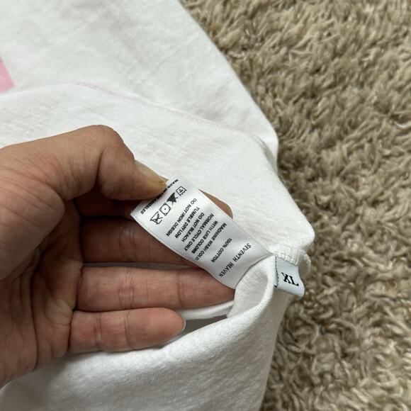 Pink Tape Lil Uzi x Seventh Heaven Band Tee White T-Shirt Men’s Size XL - Picture 6 of 9